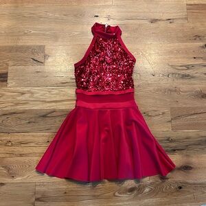 Weissman Red Dance Costume.